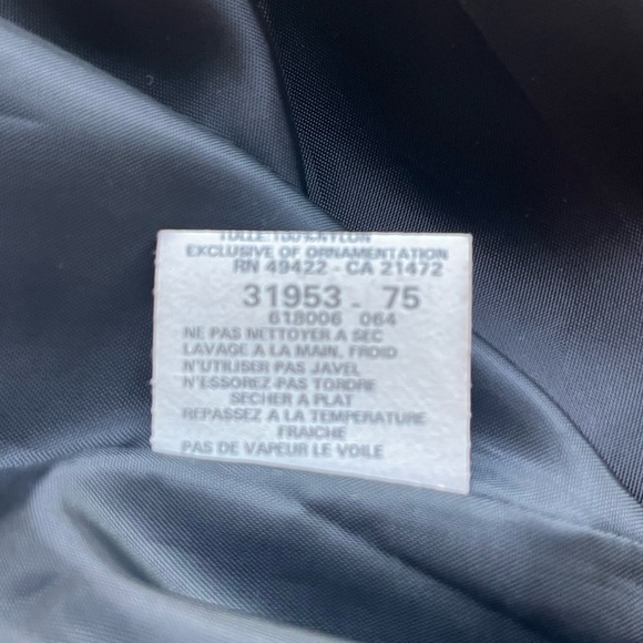 Vintage Gunne Sax Jessica McClintock Size 3/4 Polka Dot Satin  Fit Flare Goth - Picture 12 of 12